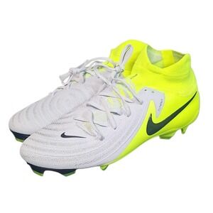 Nike Phantom Luna 2 Elite FG Soccer Cleats Neon Yellow White DV3166 700 Men 10.5